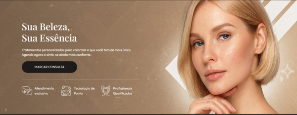 Site para Clínica de Estética com Agendamento Online Integrado